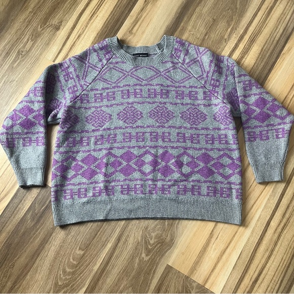 Lane Bryant Crew-Neck Jacquard Sweater plus size 26/28 - Picture 8 of 8